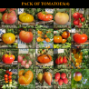 20 Variedades de Tomates,10 semillas de cada variedad,200 semillas (PACK4)