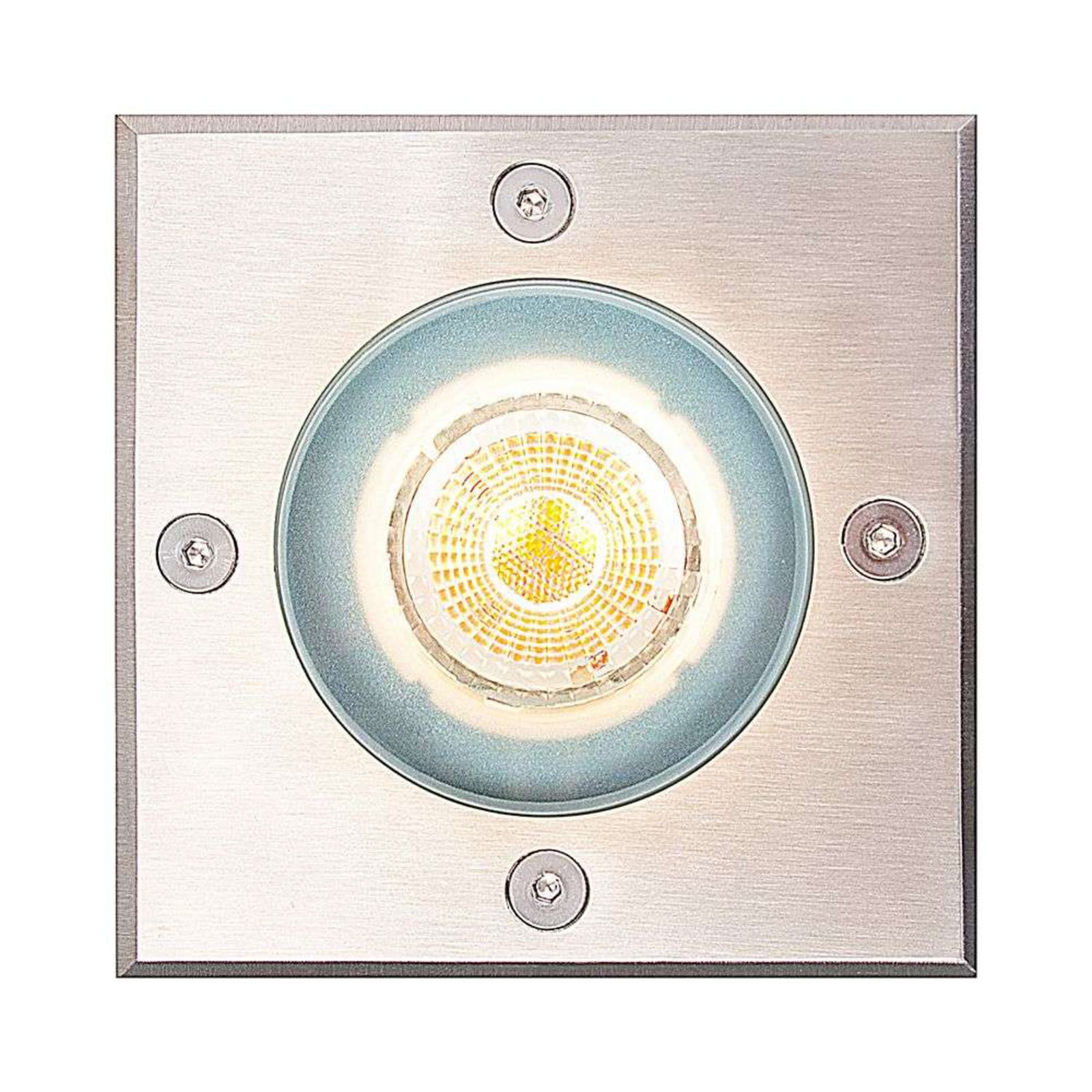 Andor Square Spot Exterior Empotrable de Suelo Stainless Steel - Nordlux - Aluminio