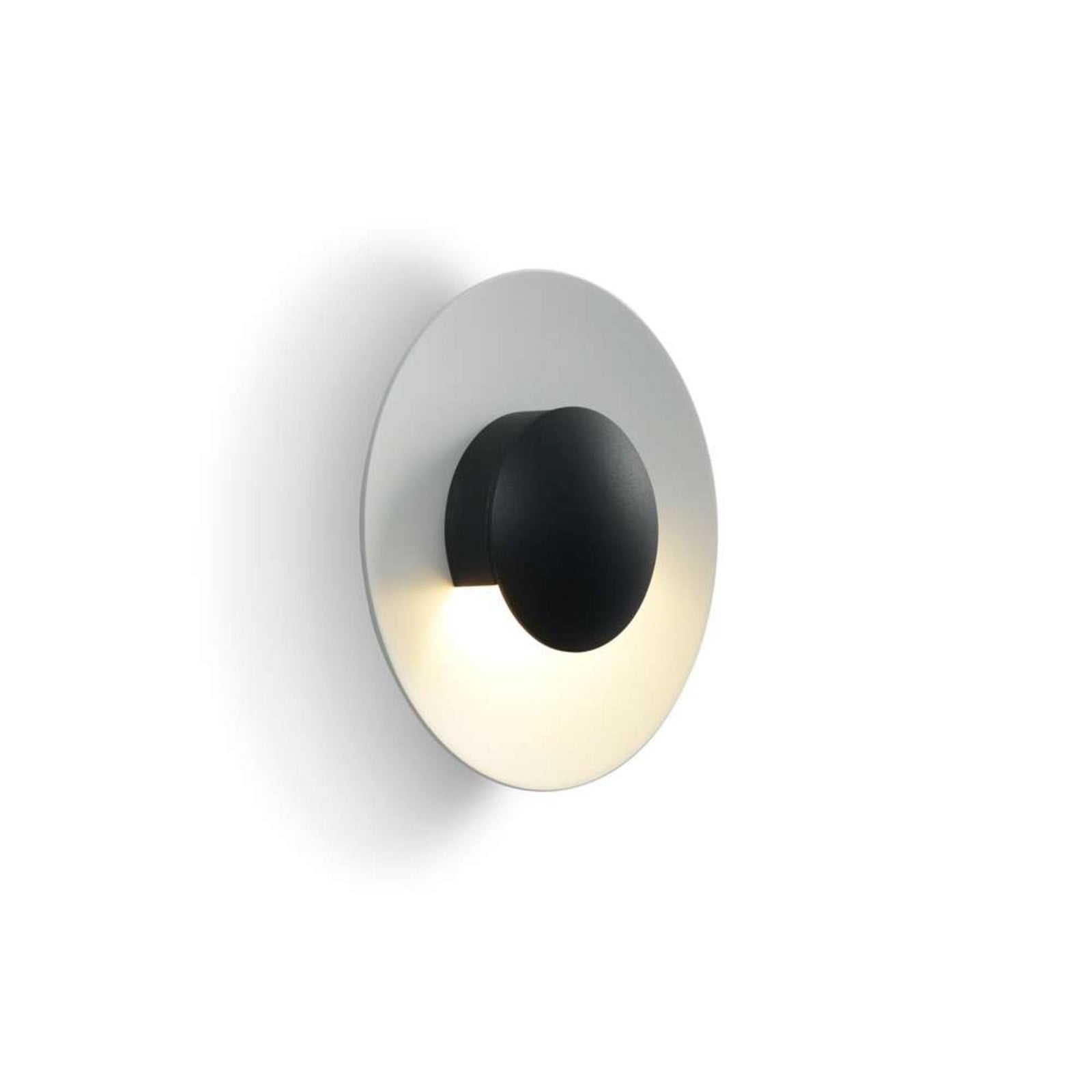 Aplique de exterior Ginger C42 Negro-Blanco - MARSET - Terraza - Aluminio