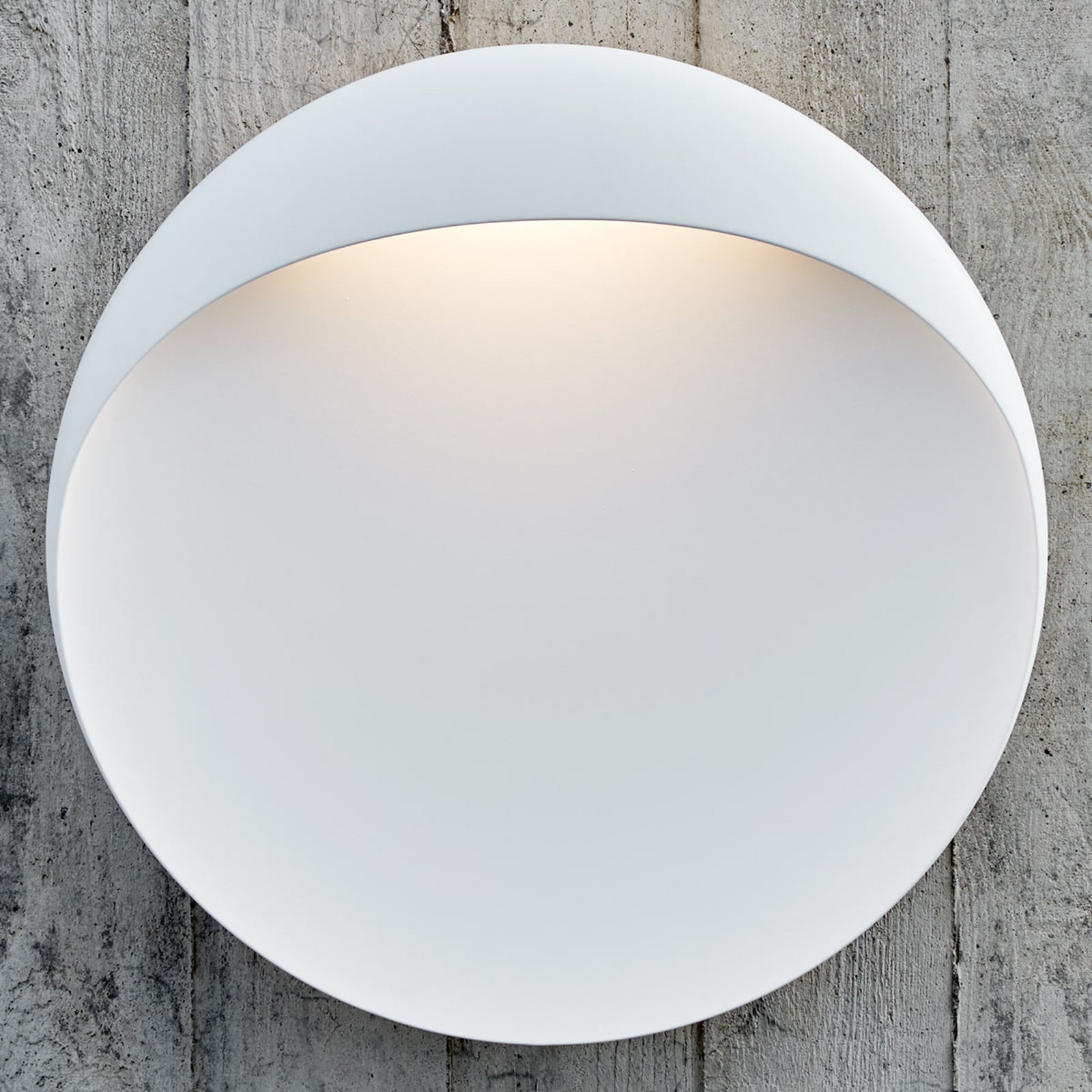 Aplique de pared Flindt, Ø 40 cm, 3000 K, blanco - Louis Poulsen - Sala de estar / salón - Diseño - Aluminio - Redonda