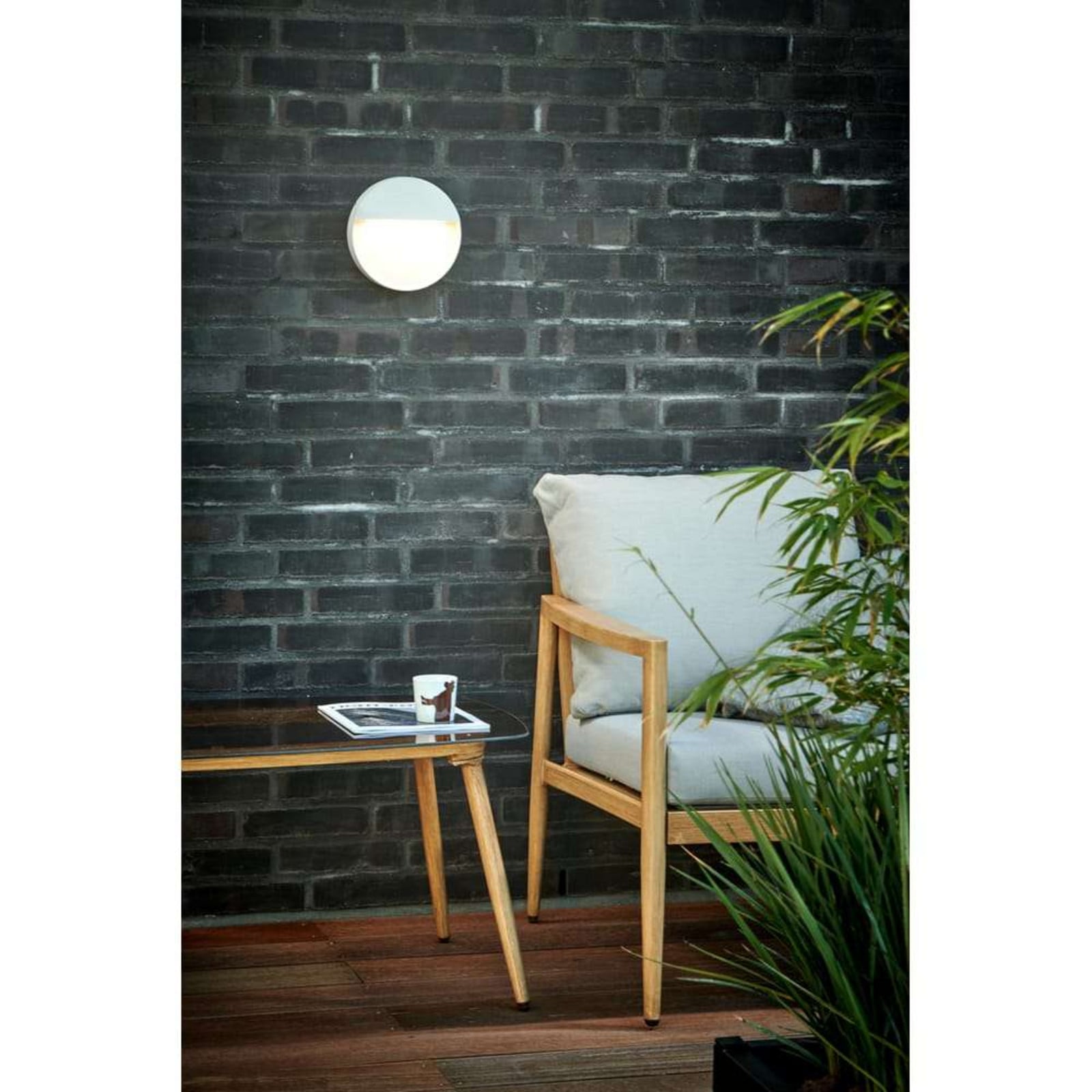 Aplique de pared Serious 3 IP54 2700K Negro - LIGHT-POINT - Sala de estar / salón - Aluminio