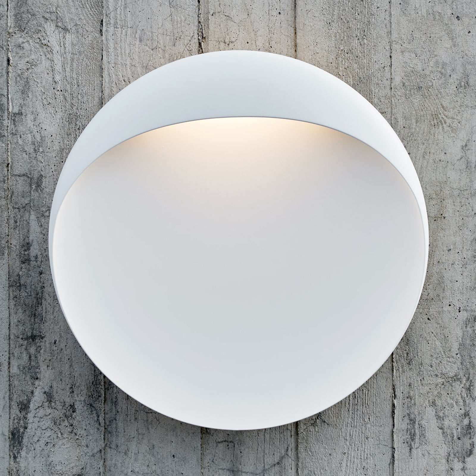 Aplique Flindt, Ø 20 cm, 3000 K, blanco - Louis Poulsen - Sala de estar / salón - Diseño - Aluminio - Redonda