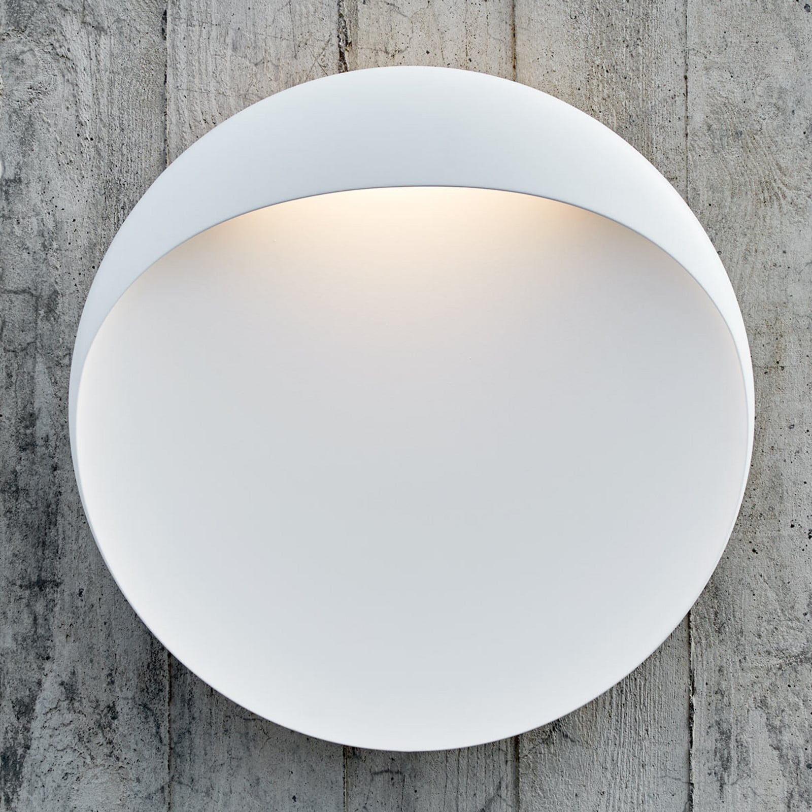 Aplique Flindt, Ø 30 cm, 2700 K, blanco - Louis Poulsen - Sala de estar / salón - Diseño - Aluminio - Redonda