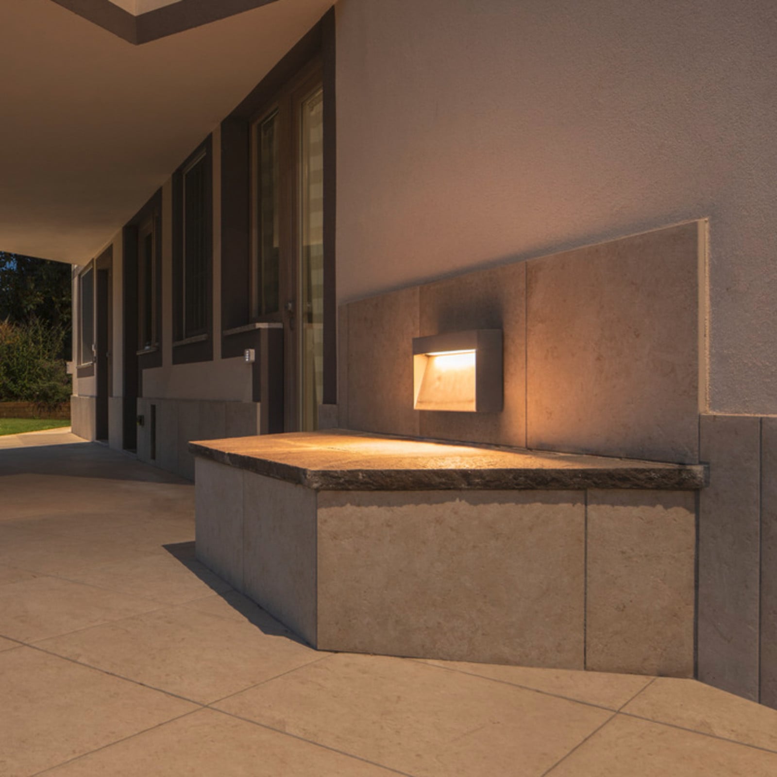 Aplique LED para exterior Concreto L IP65 Light Grey - SLV - Moderno - Hormigón / Cemento - Angular