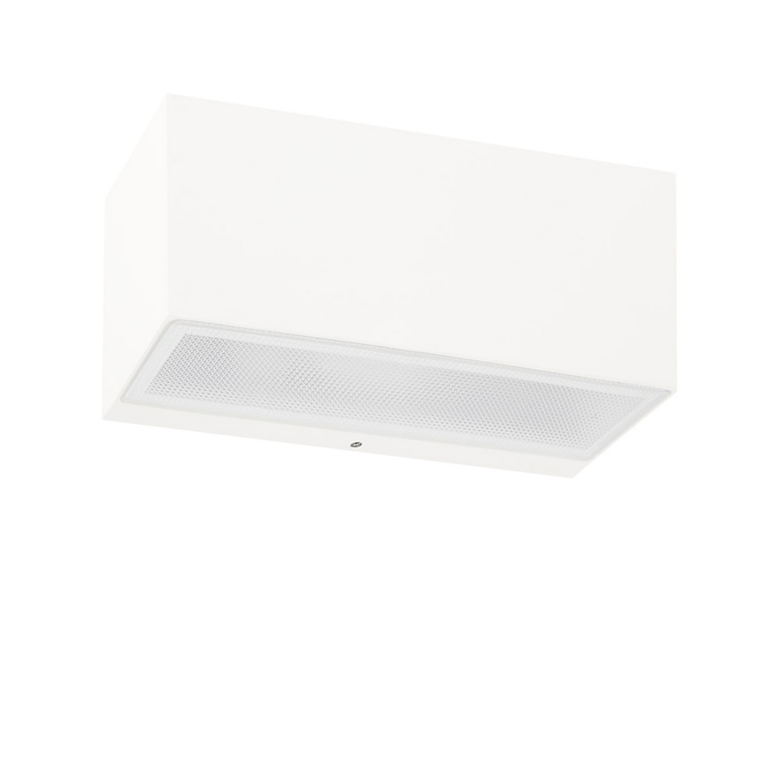 Aplique LED para exterior grande Asker, 8,4 W, blanca - Norlys - Terraza - Aluminio