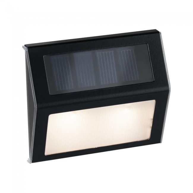 Aplique solar led dayton con sensor crepuscular (1w)
