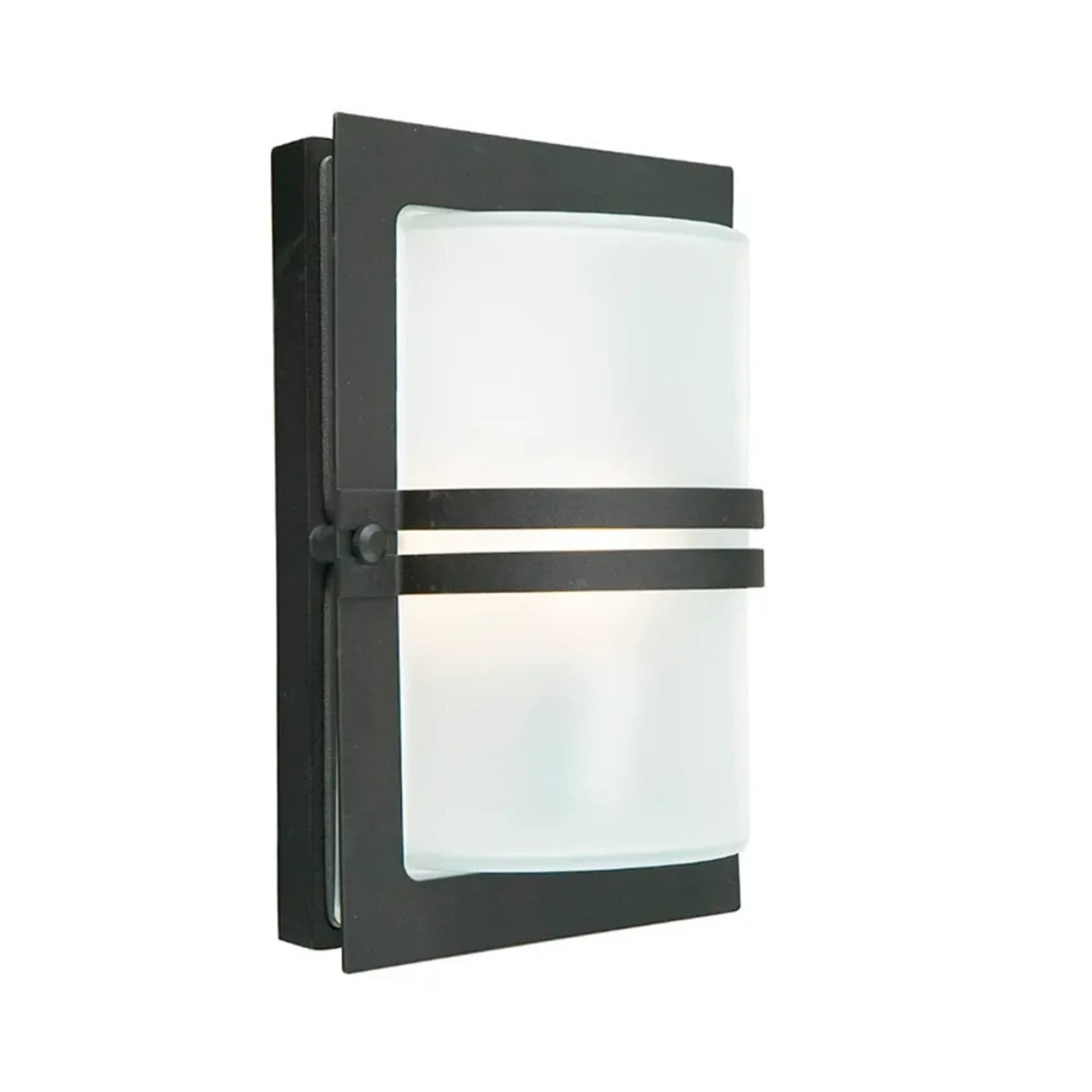 Basel LED Aplique Exterior con Base para Montura Negro - Norlys - Terraza - Aluminio