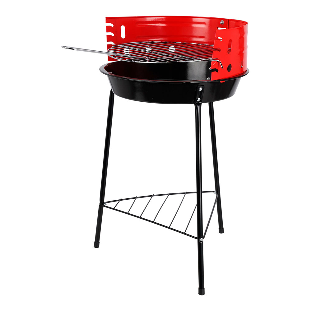 BBQ Barbacoa de pie de Acero con Recipiente de cocción