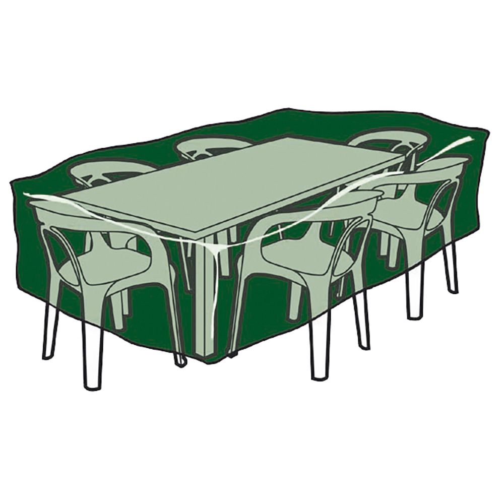Biotop B2223 - Funda rectangular cubre mesas y sillas de polietileno