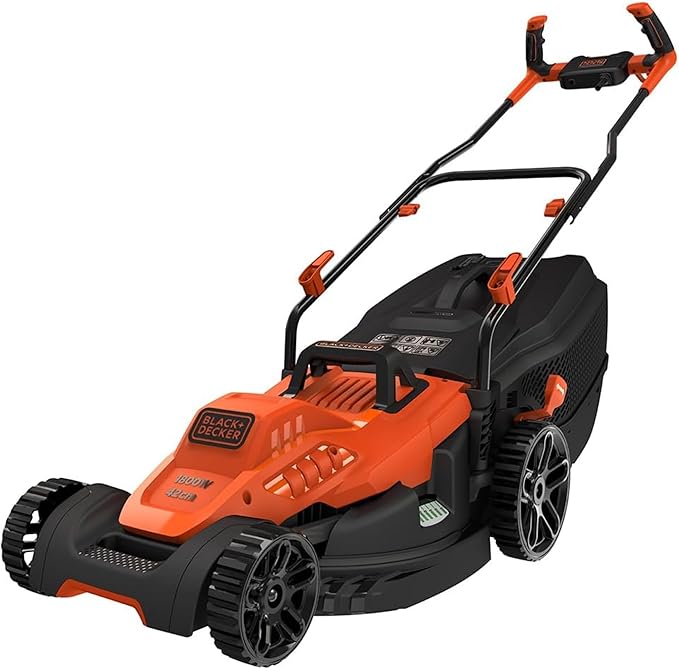 BLACK+DECKER BEMW481BH Cortacésped con Manillar Tipo Bicicleta 1800 W