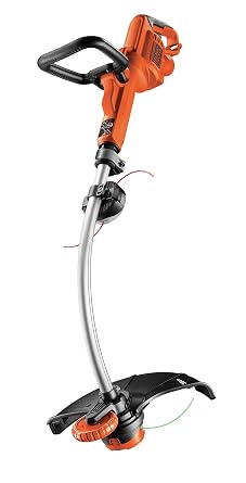 BLACK+DECKER Cortabordes 900 W, Desbrozadora, Ancho de Corte 35 cm, Función Telescópica y Bordeadora, Volante Guía para Bordes, Empuñadura Ajustable a 5 Posiciones, GL9035-QS