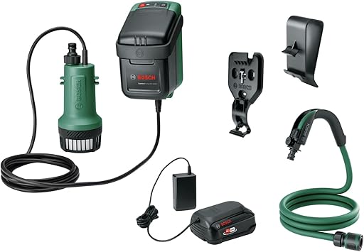 Bosch Bomba de agua sumergible a batería GardenPump 18V-2000