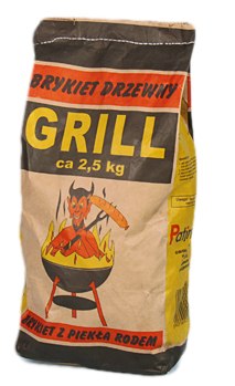 Briqueta Expressgrill 2,0kg, Carbón para Parrillas, Alto Poder Calorífico, Ideal para Asados y Barbacoas.
