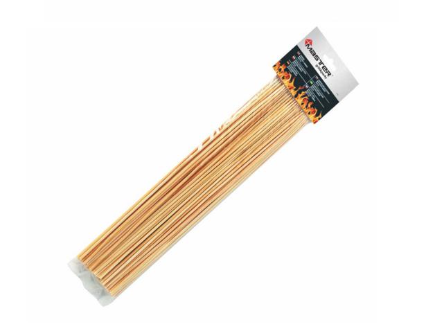 Brochetas de Bambú para BBQ, 40 unidades, 30 cm, para shashlik, satay y asados, material duradero, ideal para carne, pescado y verduras