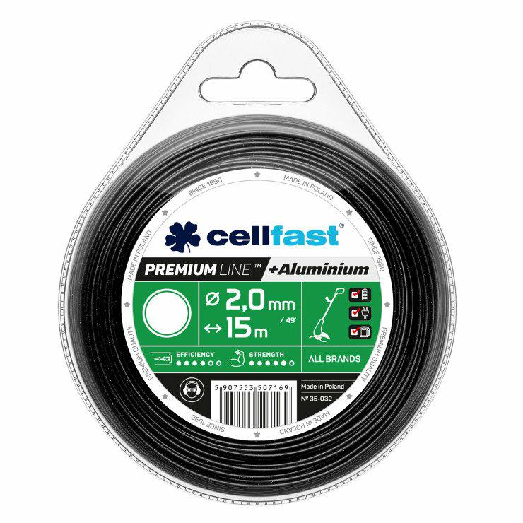 Cellfast Hilo Para Desbrozadoras Hilo Desbrozadora Premium Círculo 2,4 mm 90 m