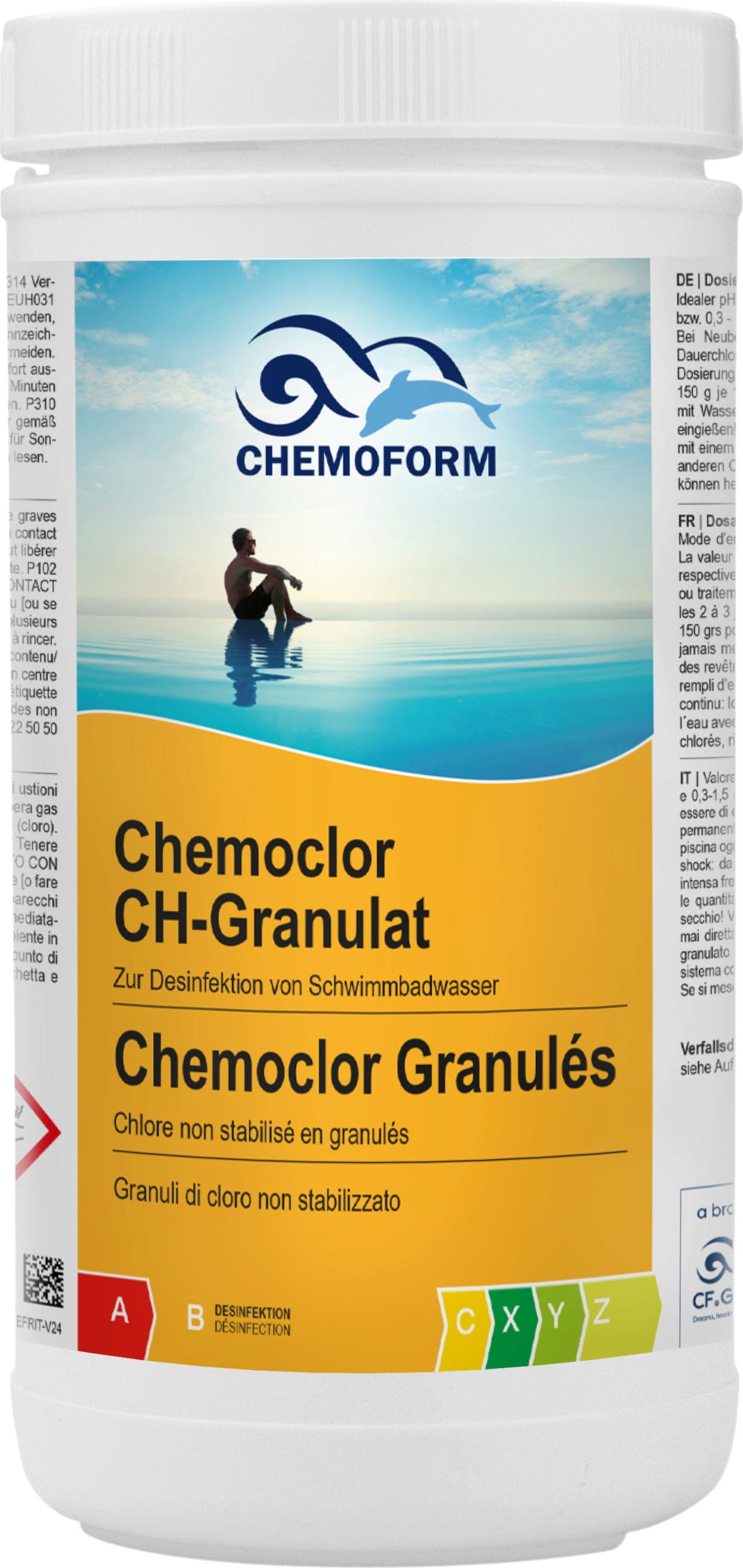 CF. Group Chlorgranulat Anorganisch - 1 kg