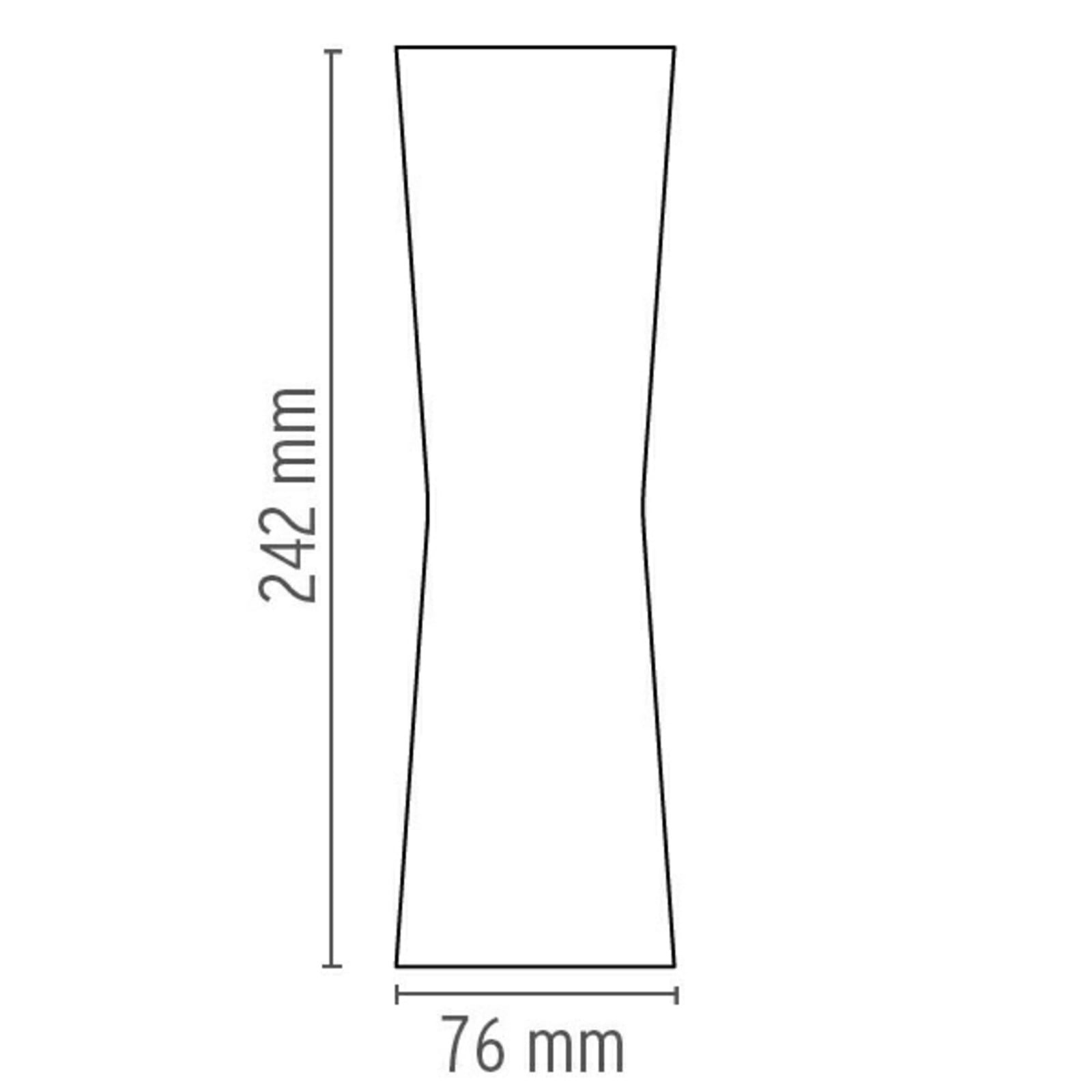 Clessidra 20°+20° Aplique de Pared Blanco - Flos - Sala de estar / salón - Metal