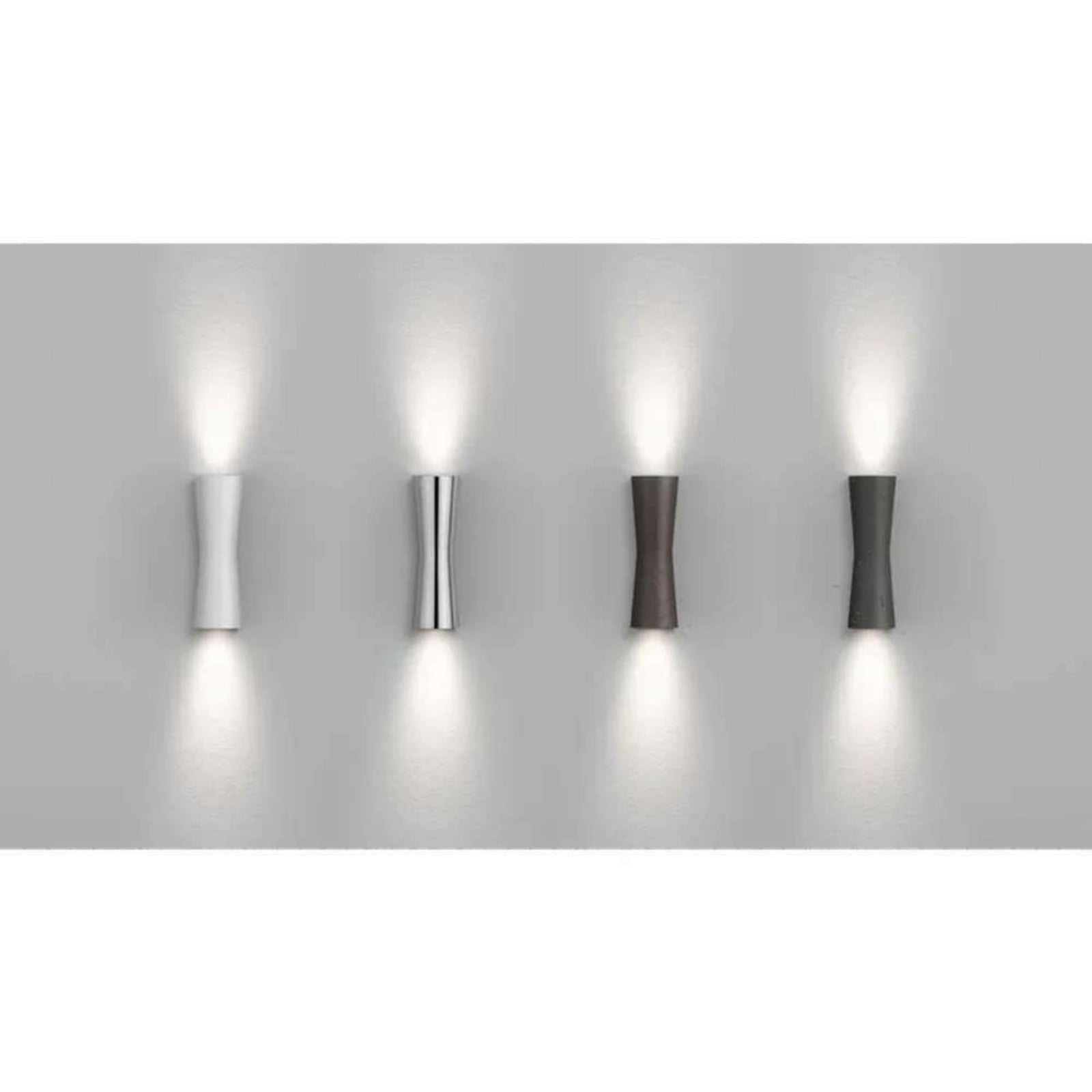Clessidra 40°+40° Aplique de Pared Blanco - Flos - Sala de estar / salón - Metal