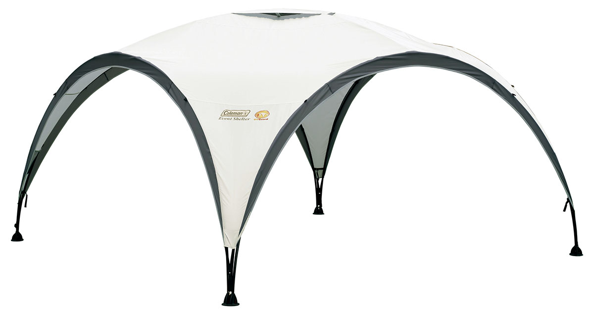 Coleman Carpa Event Shelter, Cenador para festivales, jardín y camping, construcción robusta de mástiles, gazebo con protección solar SPF 50+