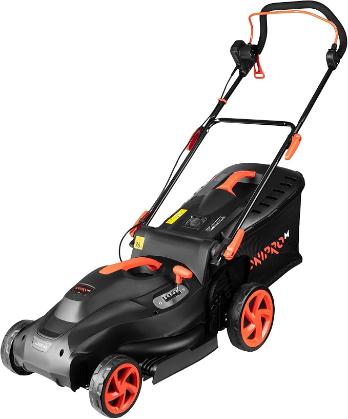 Cortacésped Eléctrico Dnipro-M 1800W, Corte de 42 cm, con Cesta 50 L