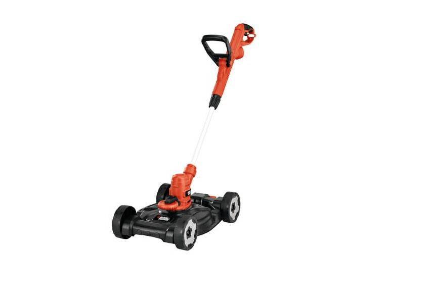 Desbrozadora/Bordeadora BLACK+DECKER BESTA530CM-QS, 550W, eléctrica, para césped y bordes, fácil manejo, color Negro/Naranja.
