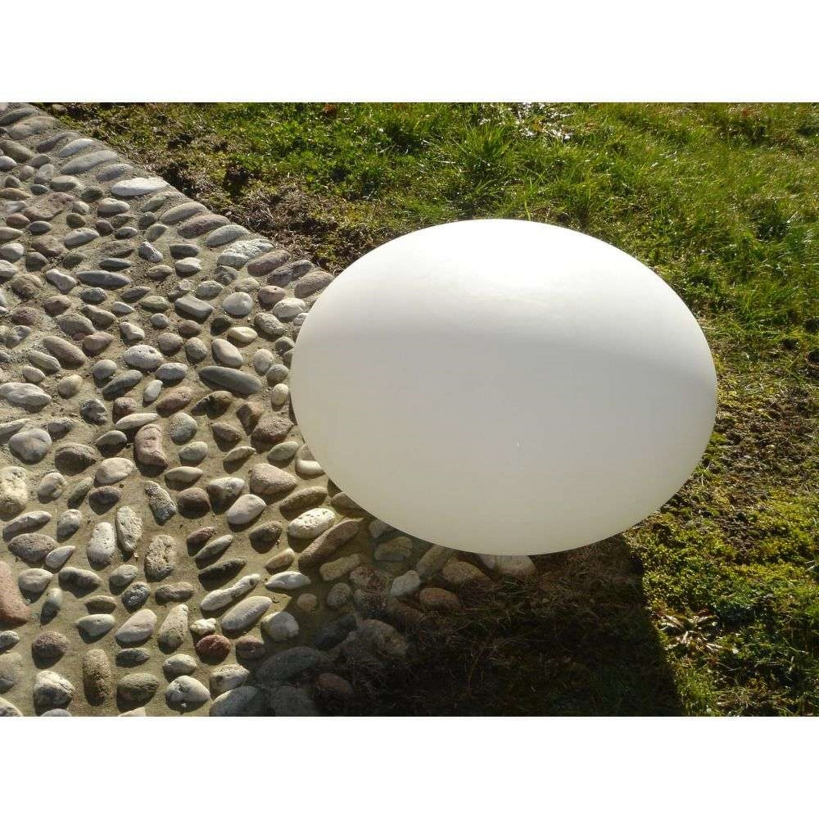 Eggy Pop Out Lámpara para Exterior Ø55 (8m) Opal White - Cph Lighting - Terraza - Plástico
