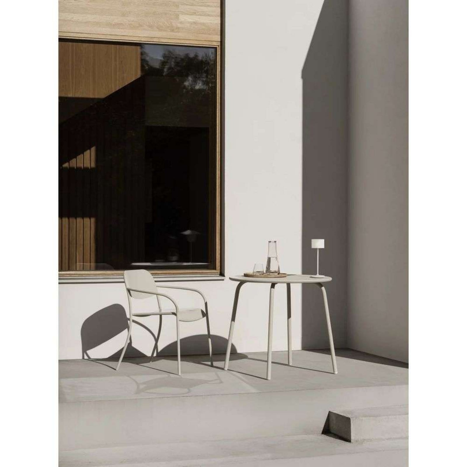 Farol Portable Lámpara de Sobremesa Mini White - Blomus - Terraza - Aluminio