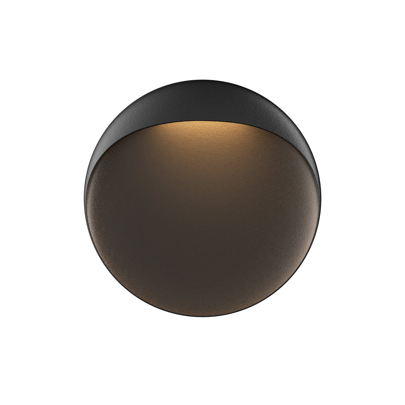 Flindt Aplique de Pared Ø200 3000K Black - Louis Poulsen - Sala de estar / salón - Diseño - Aluminio - Redonda