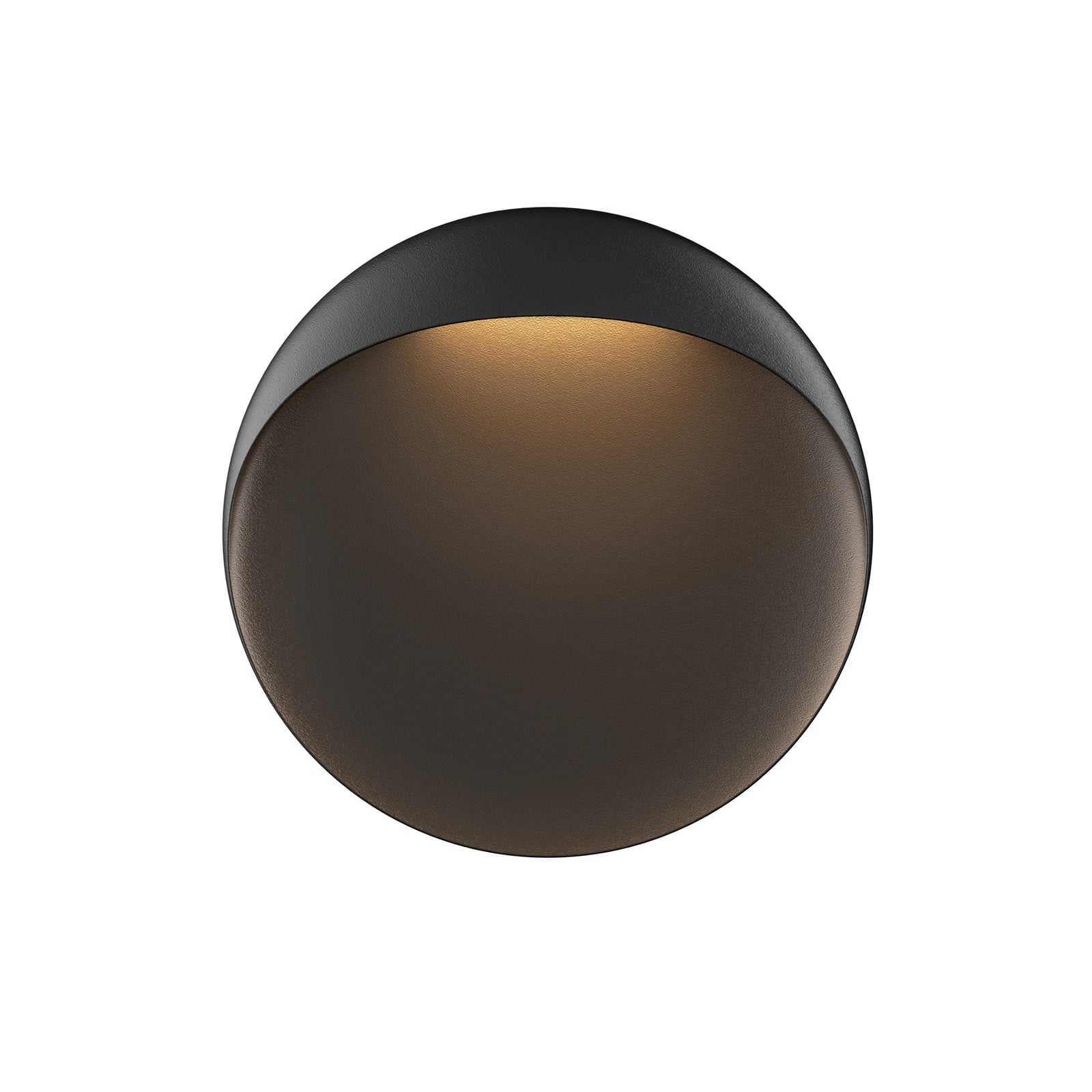 Flindt Aplique de Pared Ø300 2700K Black - Louis Poulsen - Sala de estar / salón - Diseño - Aluminio - Redonda