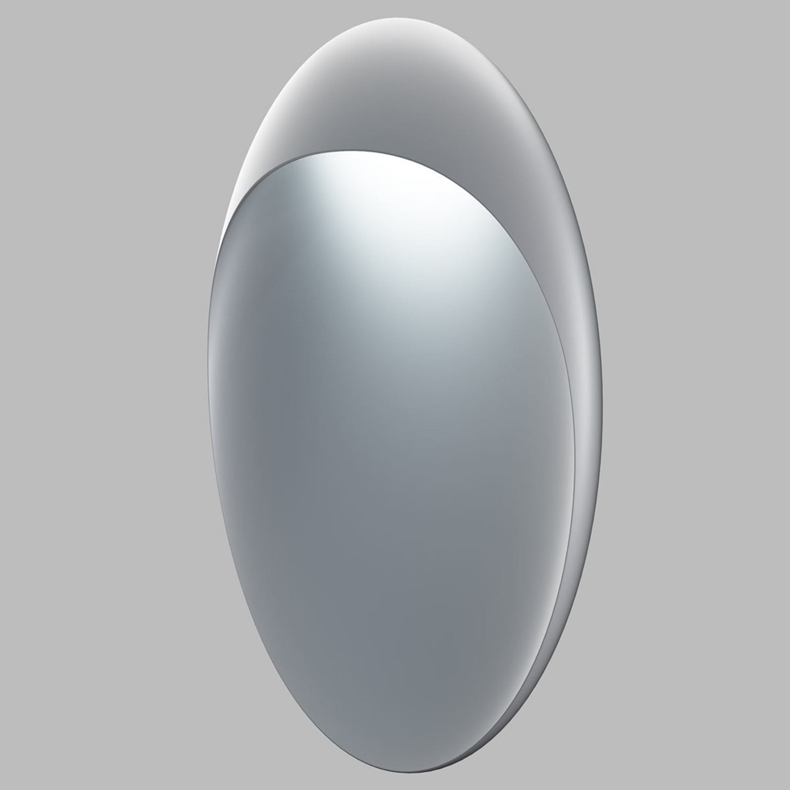 Flindt Aplique de Pared Ø400 3000K Aluminio Gris - Louis Poulsen - Sala de estar / salón - Diseño - Redonda