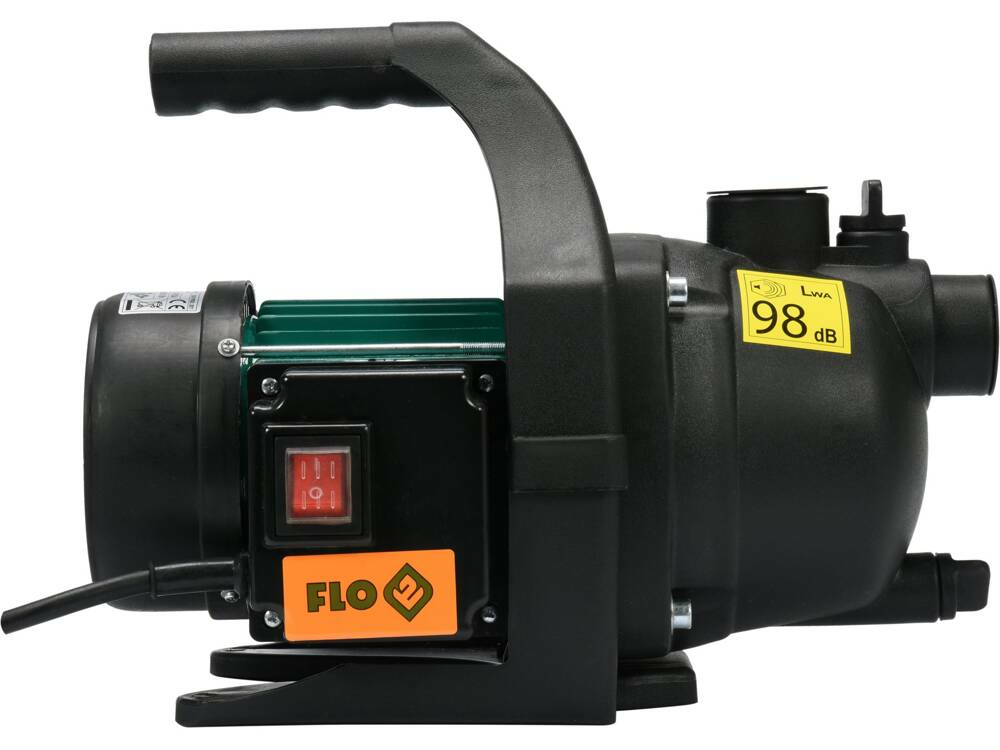 Flo Bomba de jardín 800 W 3600 L/h caudal selbstansaugend hasta 8 m 4,0 Bar Bomba para pozos zisterne Bomba Bomba de agua