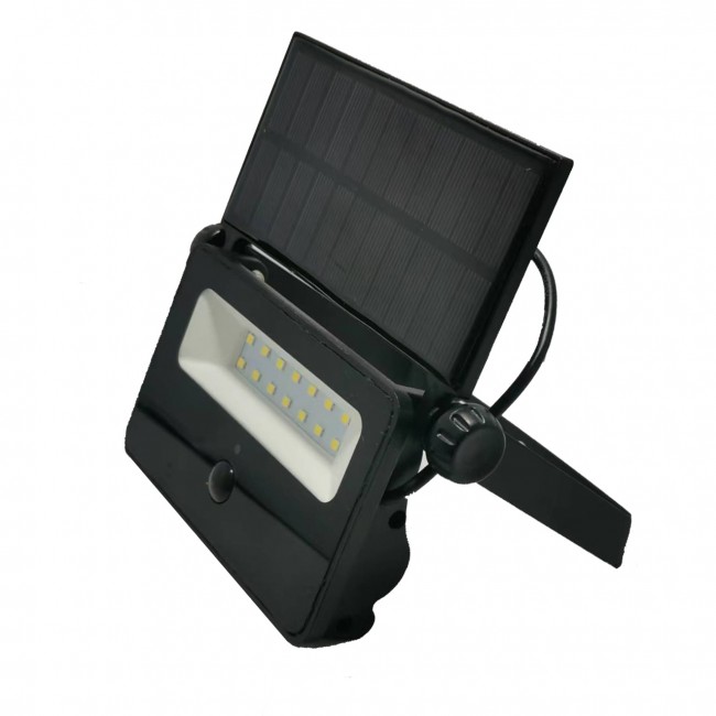 Foco exterior led solar con sensor de movimiento telia (8w)
