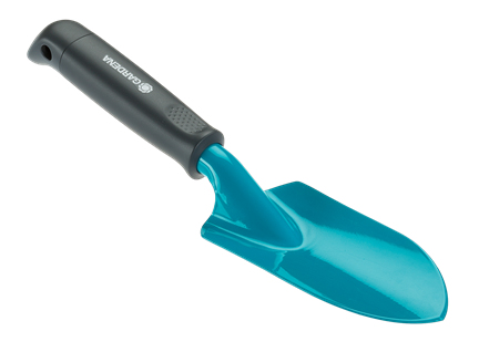 Gardena 08950-20 pala y paleta Pala de jardín Duroplast, Acero Negro, Azul