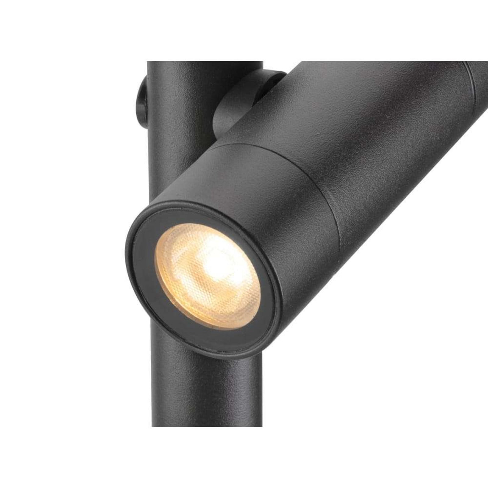 Helia Slim Pole 2 Spot Exterior w/Spike IP65 Black - SLV - Terraza - Aluminio
