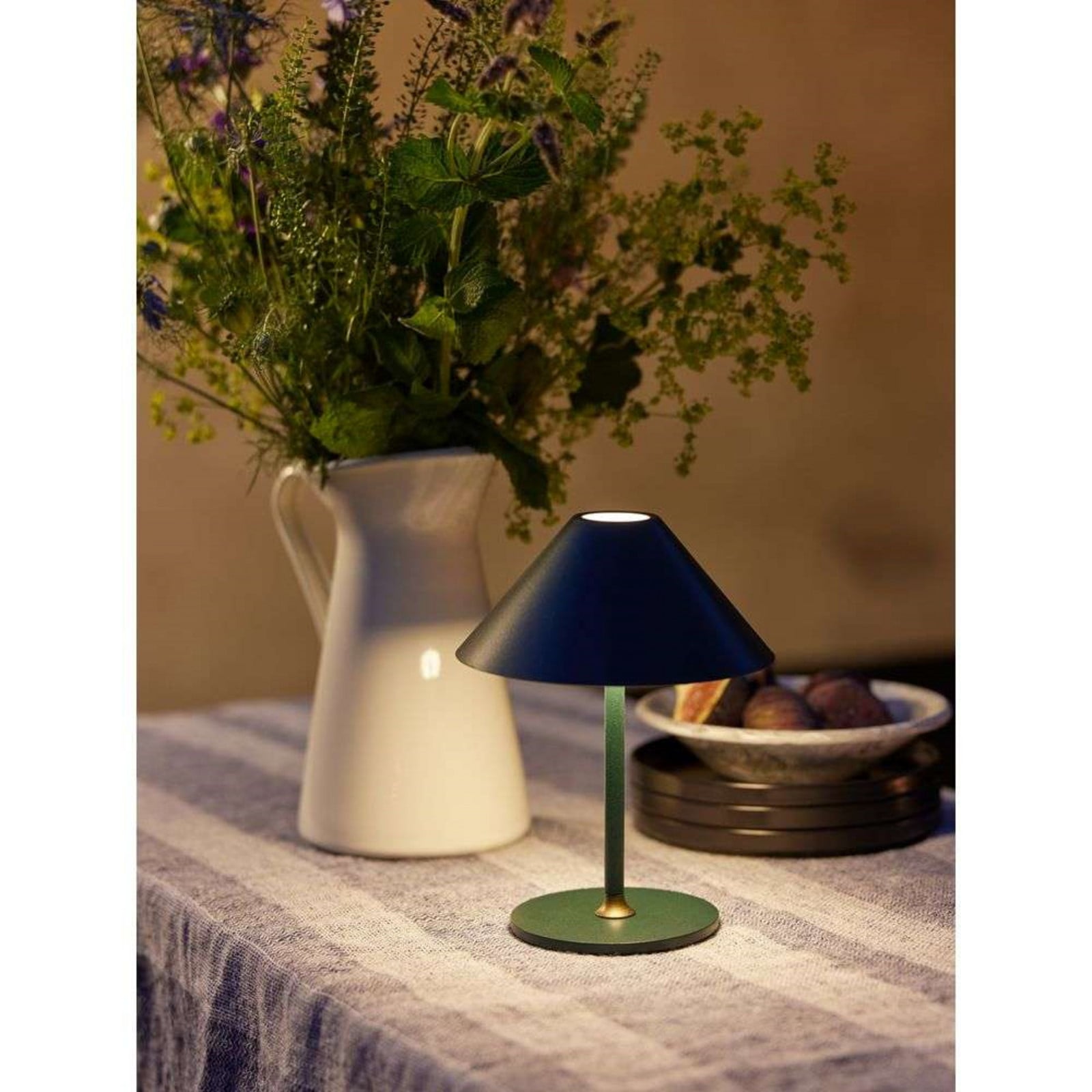 Hygge Portable Lámpara de Sobremesa Deep Green - Halo Design - Sala de estar / salón - Metal
