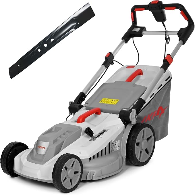 IKRA cortacésped eléctrico IERM 2043 T, 2000W, 43cm, Cuchillas de Repuesto