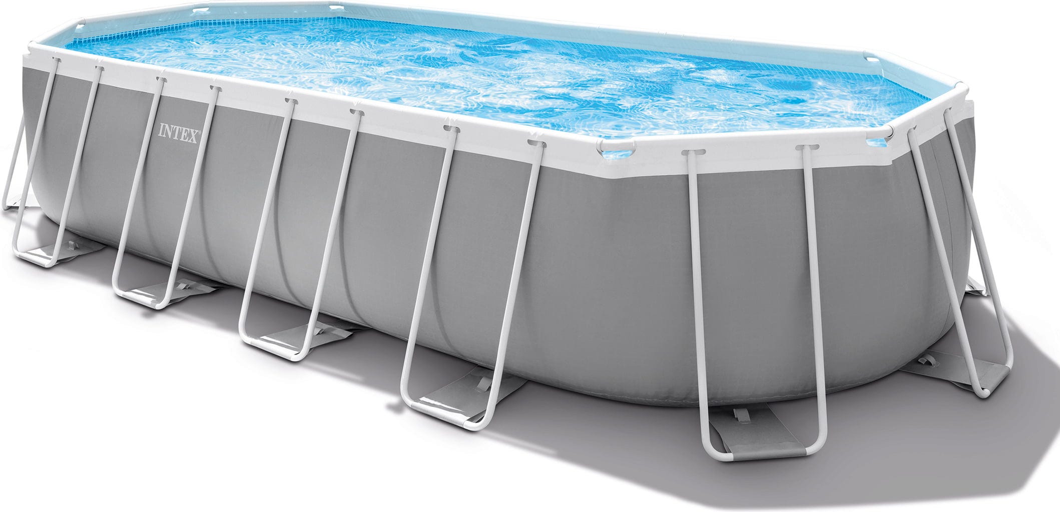 Intex Frame Pool Prism Oval 610 x 305 x 122 cm - 1 Stk