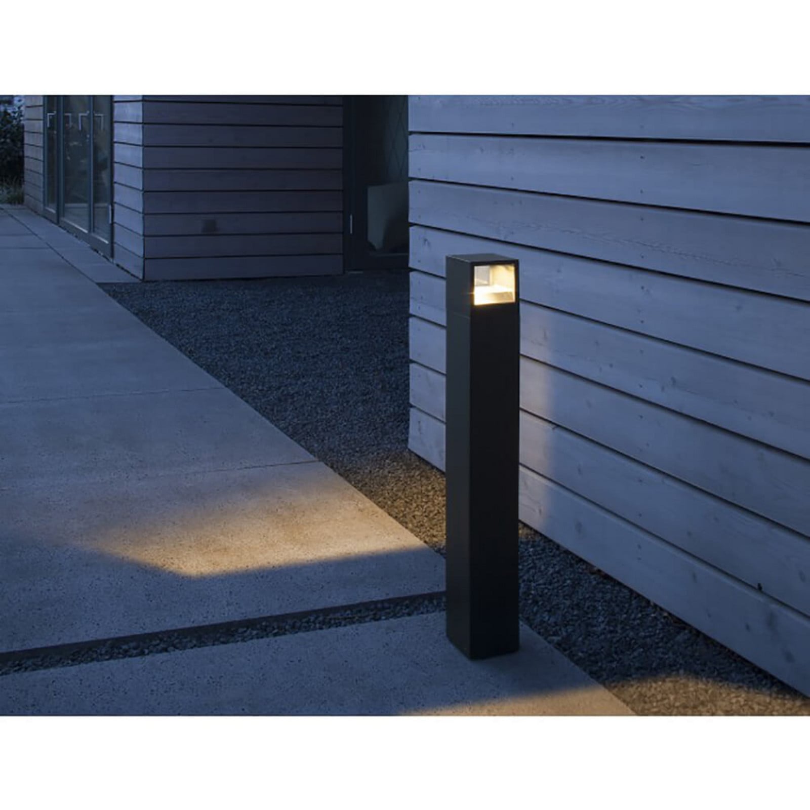 Ita G750 LED Baliza Exterior Negro - Antidark - Terraza - Aluminio
