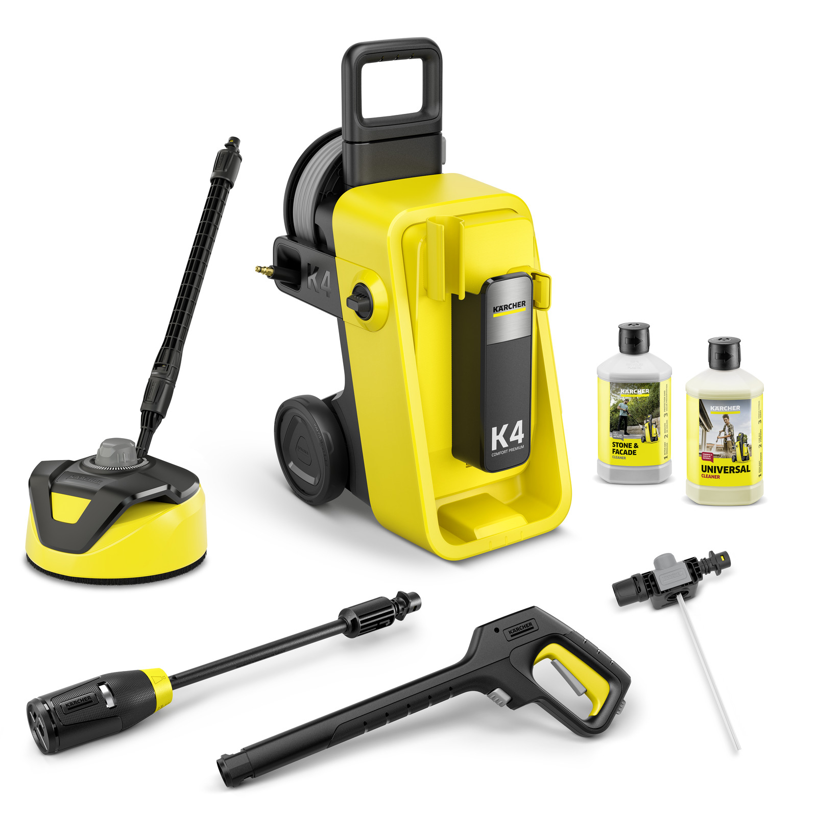 Kärcher K 4 Comfort Premium Home Limpiadora de alta presión o Hidrolimpiadora Vertical 420 l/h 1800 W Amarillo