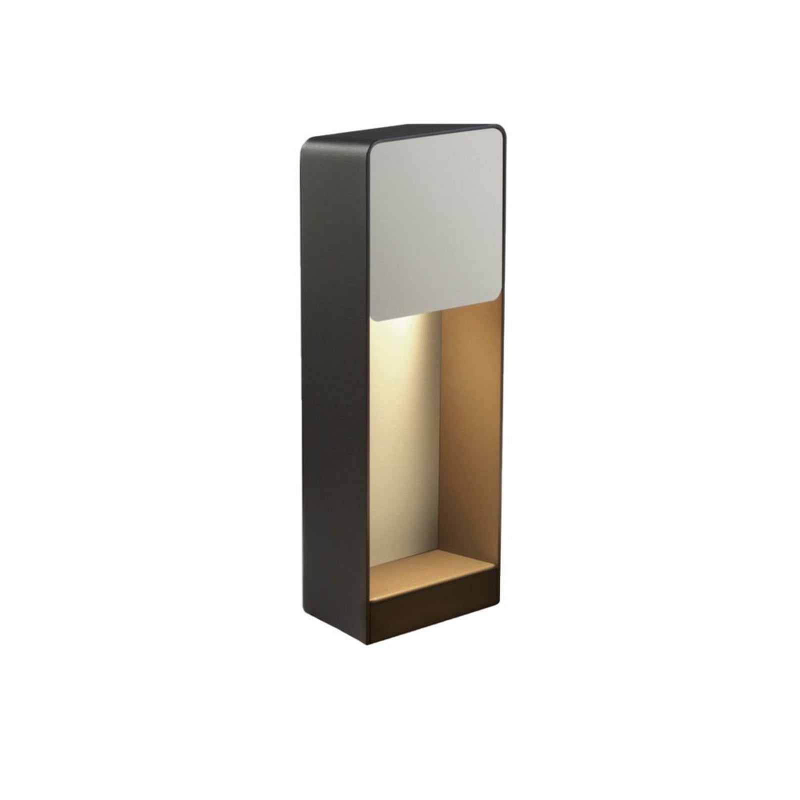 Lab A35 Aplique de pared Exterior Graphite Grey/White - Marset - Terraza - Metal