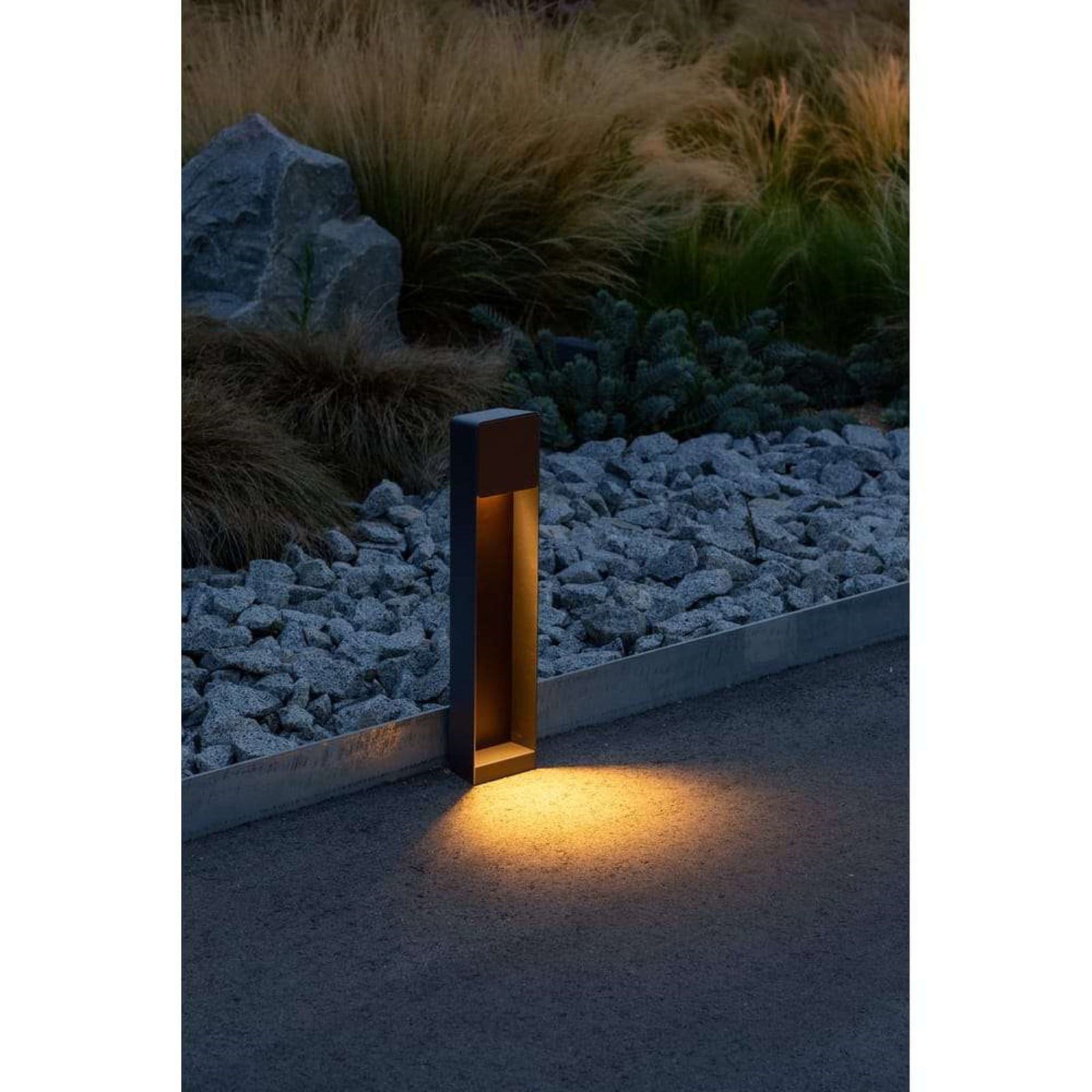 Lab B60 Baliza Exterior Graphite Grey/Brown - Marset - Metal