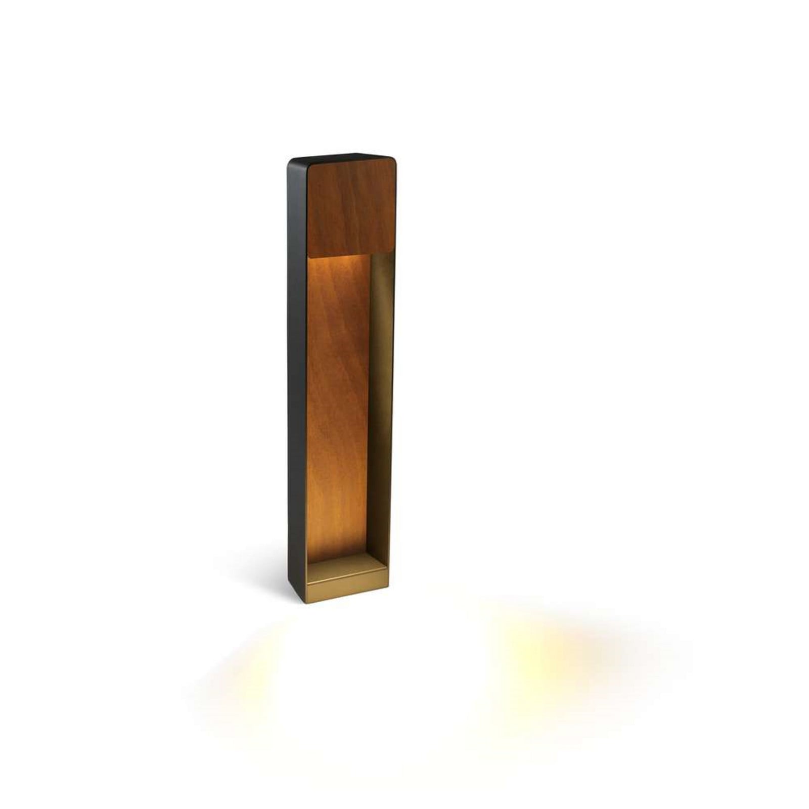 Lab B60 Baliza Exterior Graphite Grey/Rust Texture - Marset - Metal