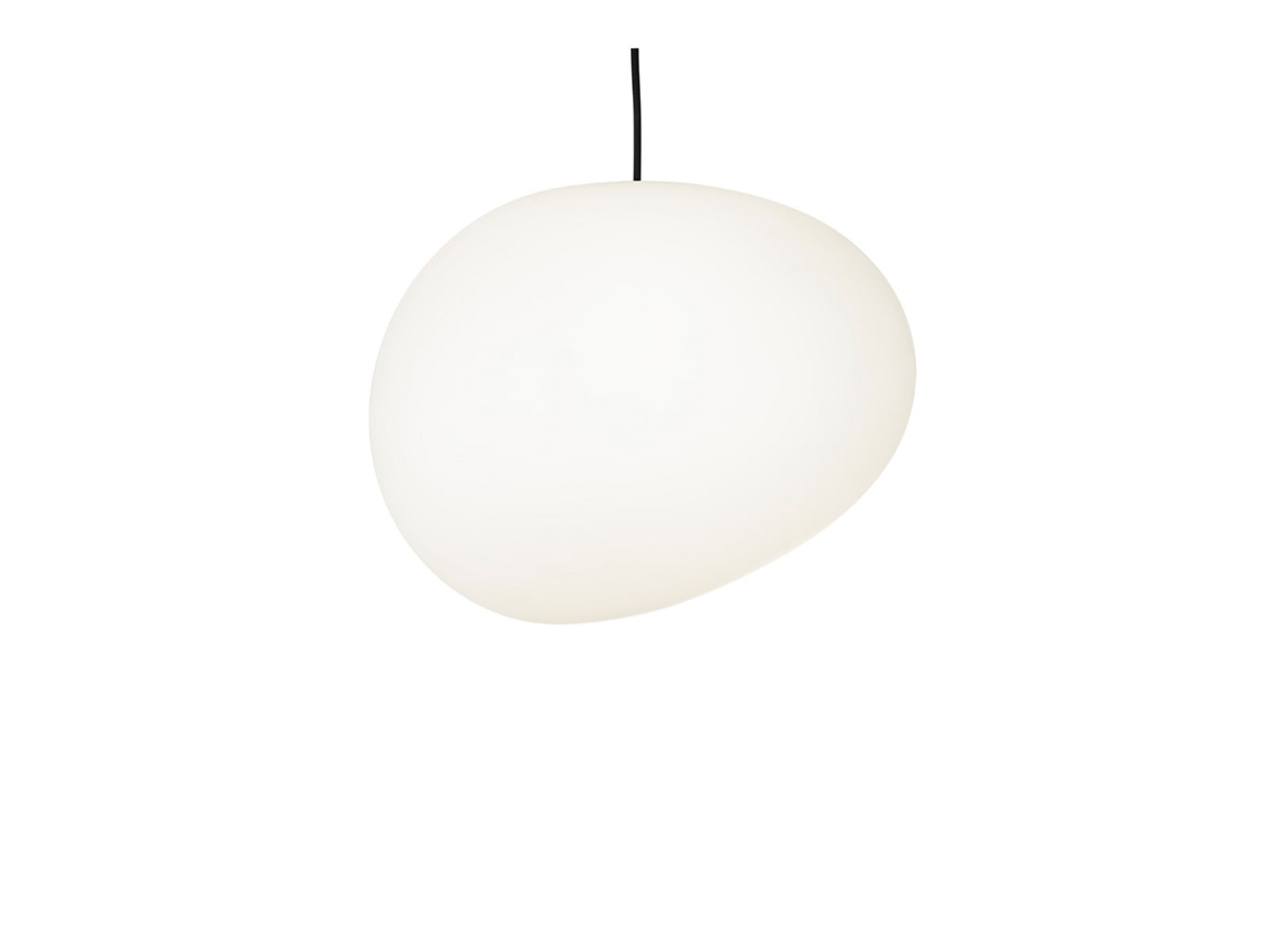 Lámpara colgante exterior Gregg Large, blanca - Foscarini - Terraza - Plástico