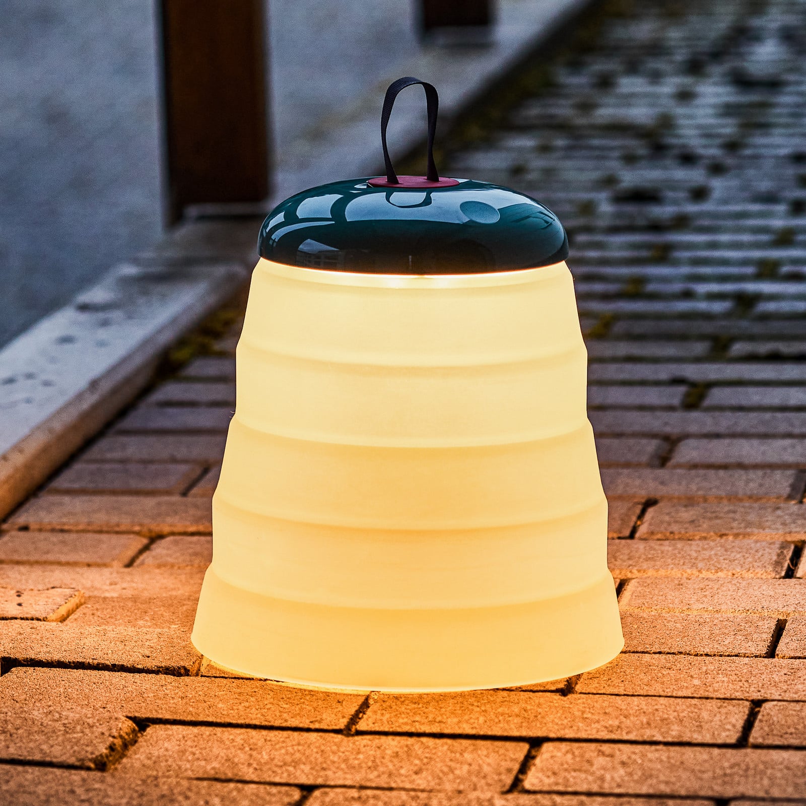 Lámpara de mesa portátil CRI CRI IP67 verde - Foscarini - Diseño - Plástico