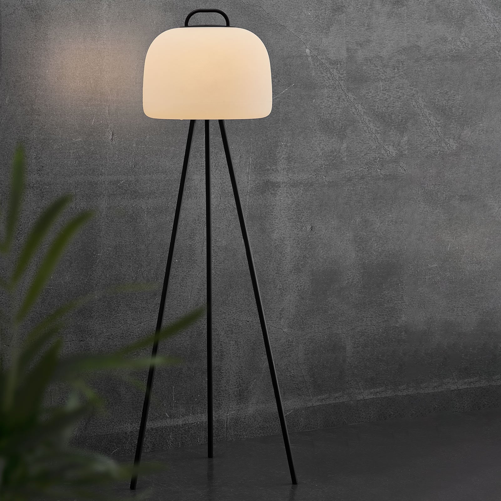Lámpara de pie LED Kettle Tripod Metal, pantalla de 36 cm - Nordlux - Diseño - Trípode