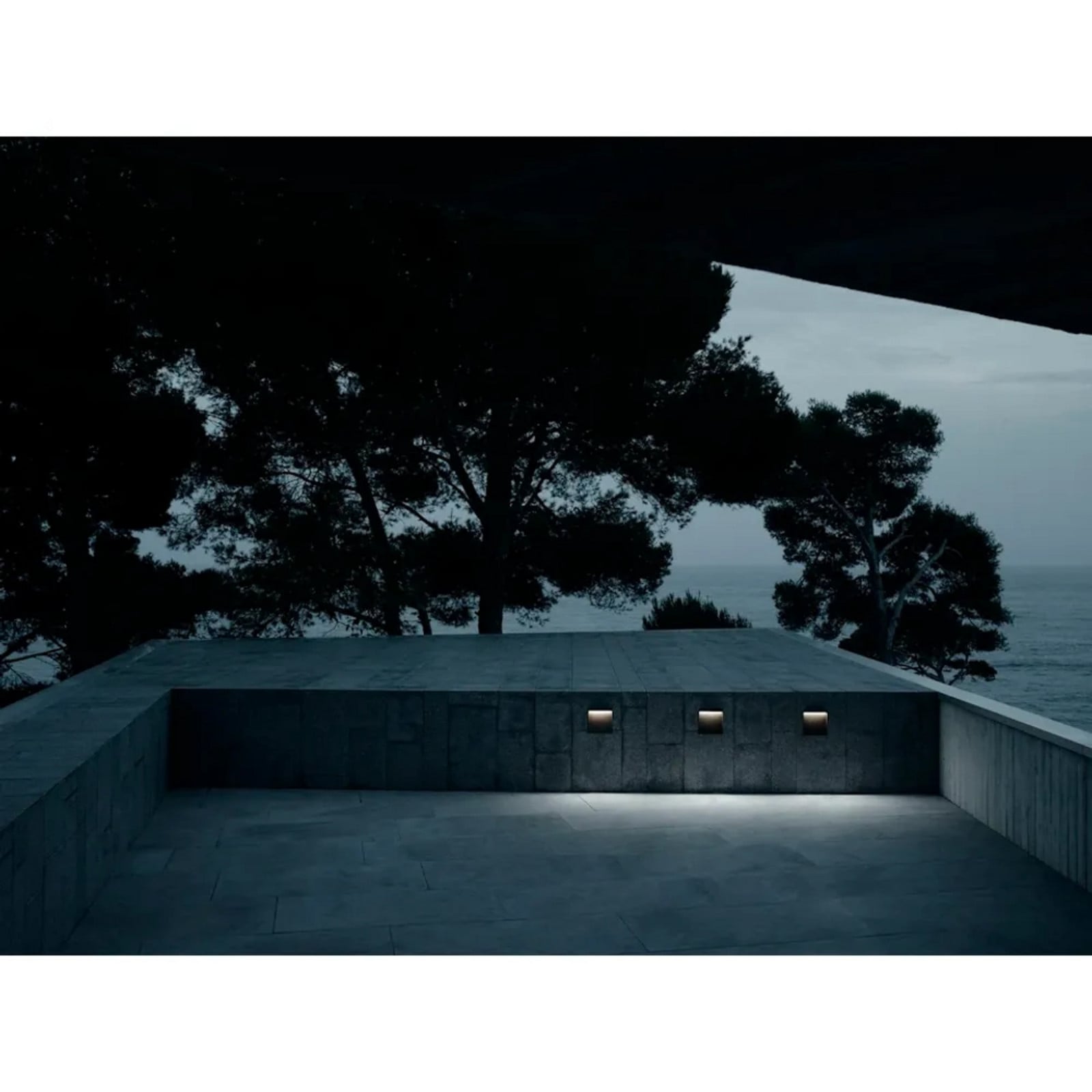 Lámpara empotrada para exterior My Way, 110 x 100, 2700 K, gris - FLOS - Terraza - Metal