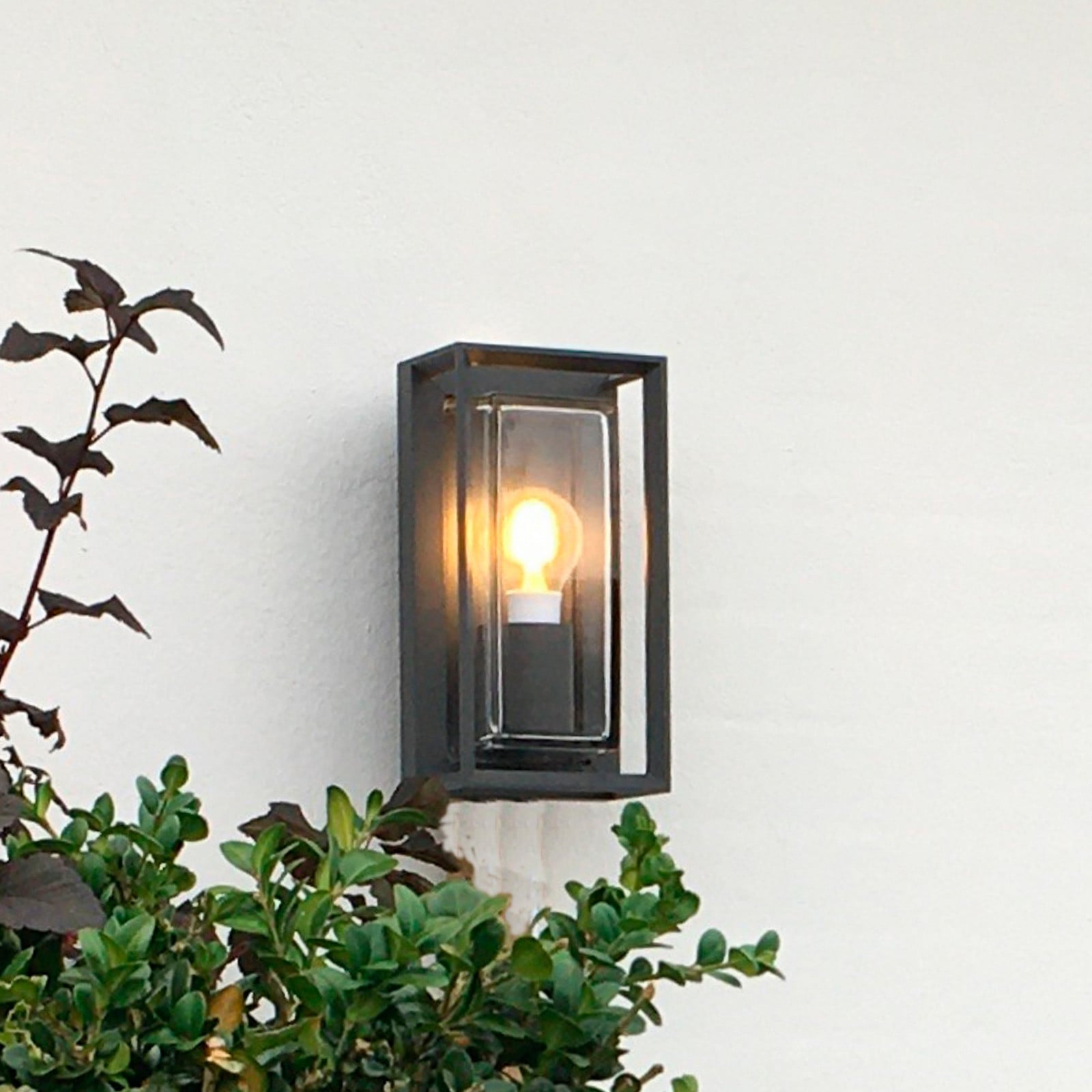 Loke Aplique de pared Exterior Negro - Loom Design - Moderno - Metal - Angular