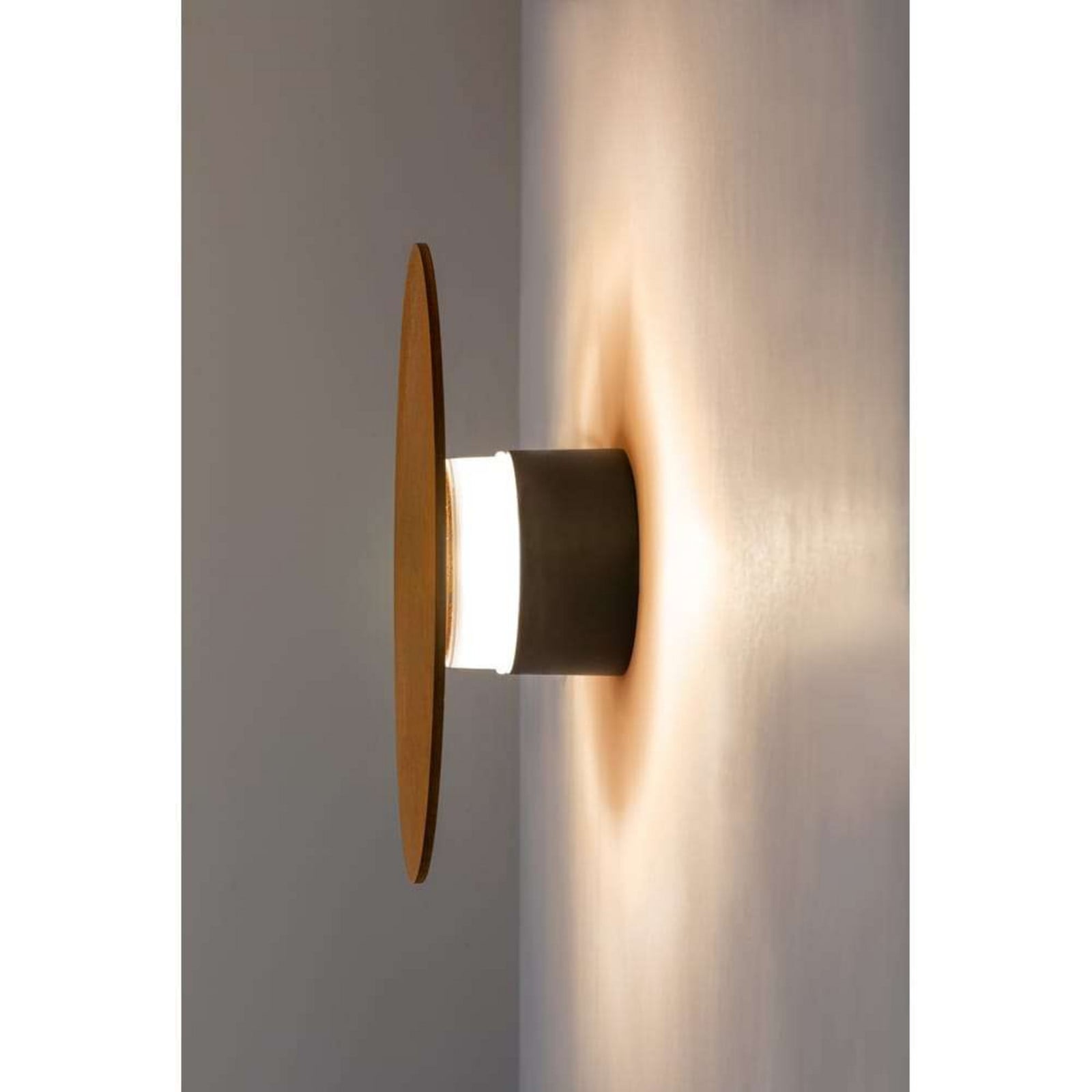 Mana Round Aplique Exterior Rust - SLV - Terraza - Aluminio
