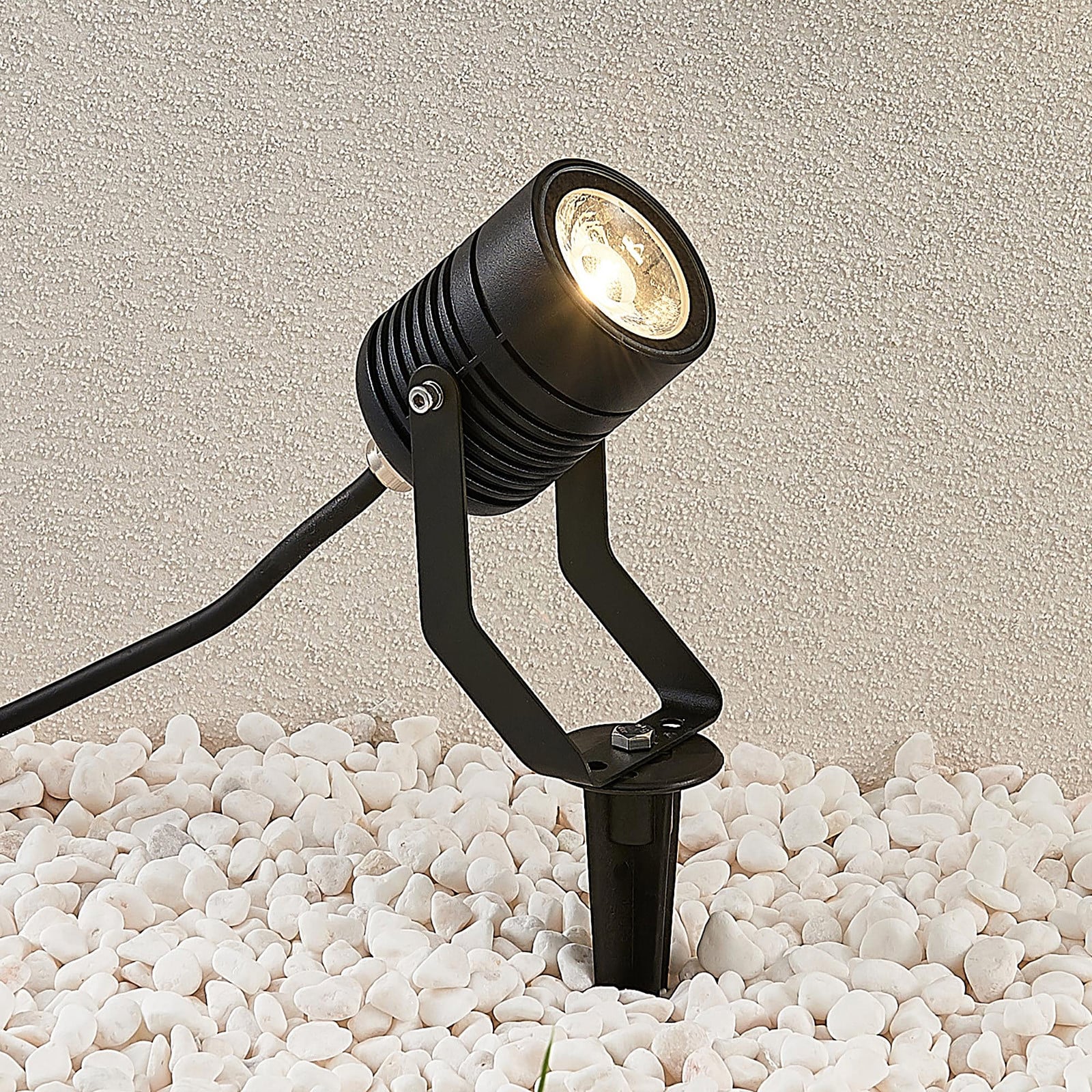 Maris LED Spot Exterior w/Spike IP65 Black - Lindby - Moderno - Metal - Redonda