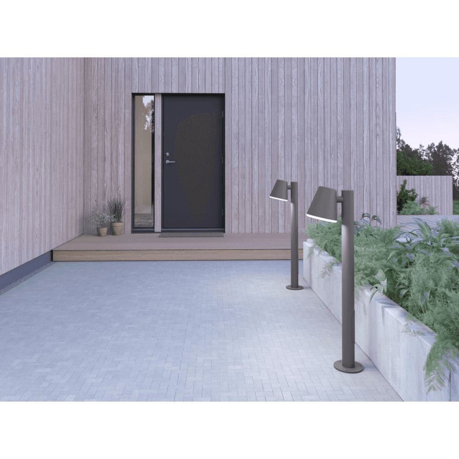 Mist Lámpara  Exterior/Jardín H102,9 Graphite - Belid - Terraza - Metal